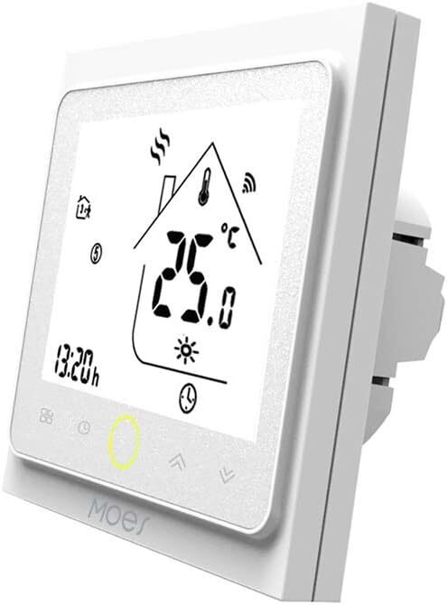 MOES WiFi viedais termostats, Tuya temperatūras regulators, Smart Life Tuya lietotne