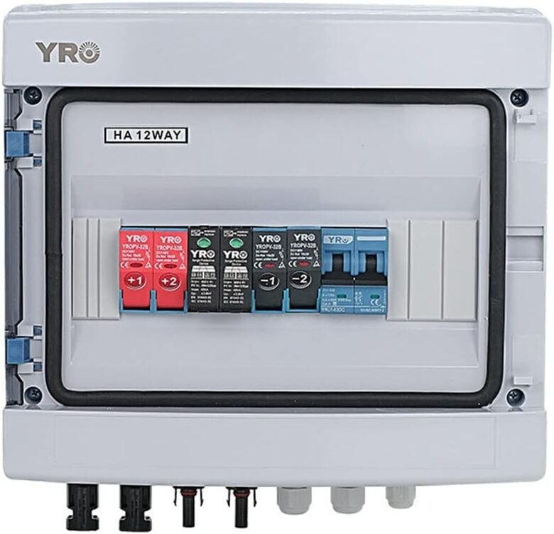 YRO Solar YRPVB 2/1 Saules paneļu kombinētā kārba 32A 2 virkņu 550V