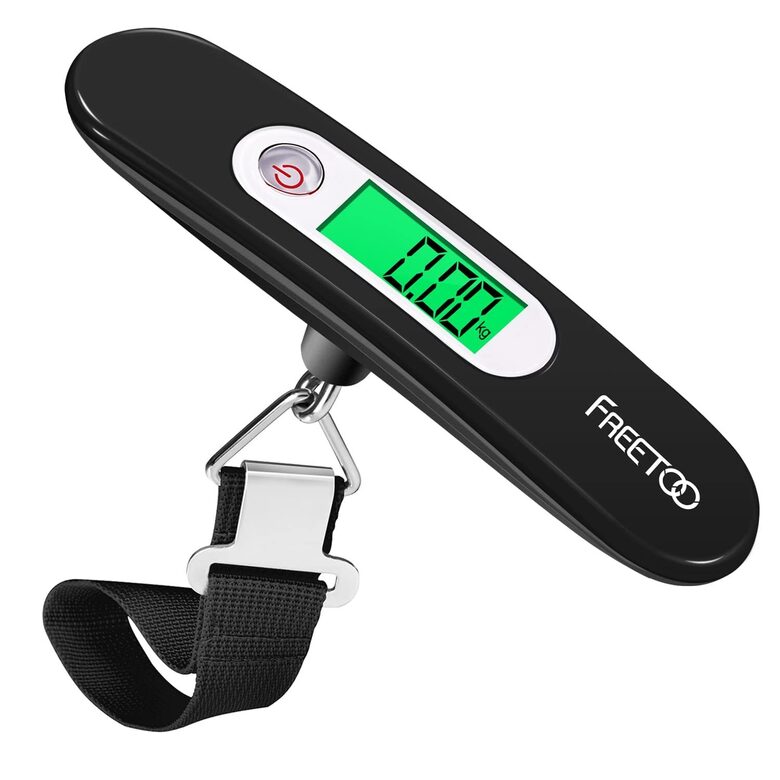 Pārnēsājamie digitālie bagāžas svari, līdz 50 kg