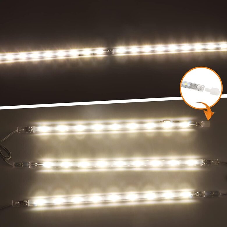  LED zemskapja apgaismojums, 4gab x 41 cm, 4000 K neitrāli balta