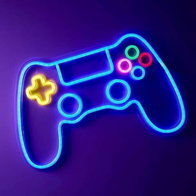 Neona LED spēļu kontraliera zīme