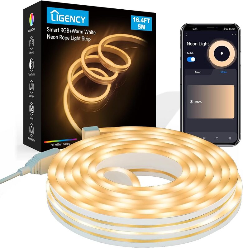 5m RGBW krāsu maiņas LED sloksne