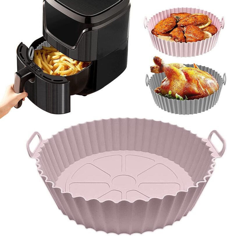 2 silikona ieliktņi karstā gaisa fritierim