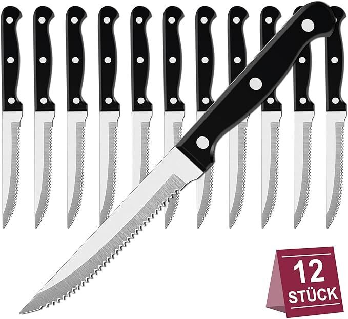 12 gabalu steiku nažu komplekts