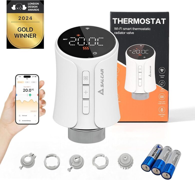 WiFi termostats TRV706W termostatiskā galva