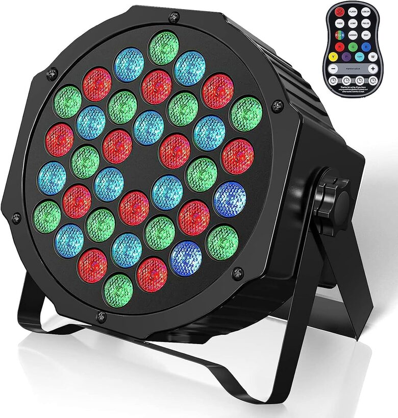 Uzlādējams LED PAR disko gaisma