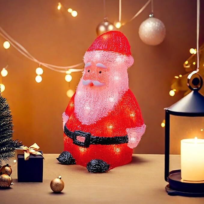 Dekoratīvs Ziemsassvētku salavecis ar LED lampām