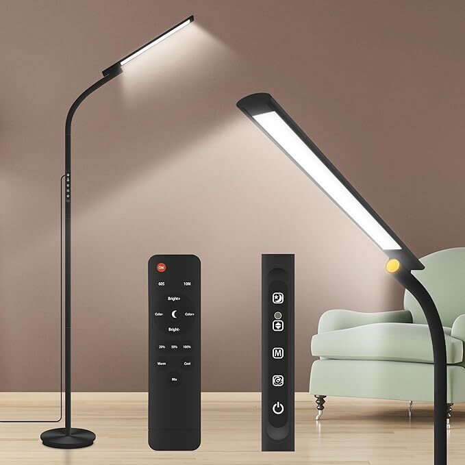Dienasgaismas stāvlampa ar tālvadības pulti