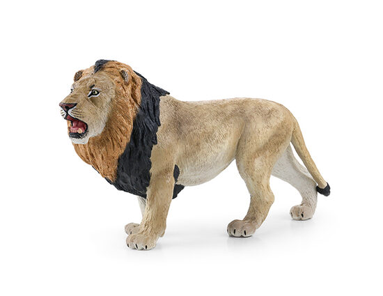 Lauvas figūriņa — ar rokām apgleznota, 23.5 x 13 x 6.5 cm