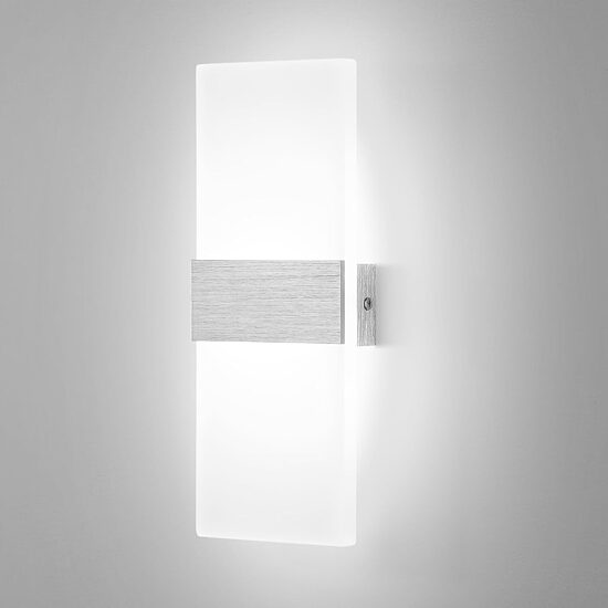 12 W LED sienas lampa, vēsi balta gaisma