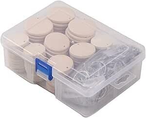 80gab koka ripiņu un atslēgu riņķīšu komplekts 