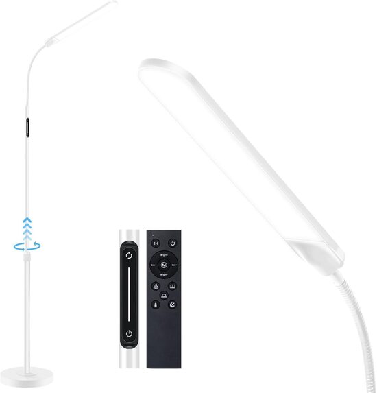 OUTON stāvlampa LED, regulējama, 15 W, 1500 lm, balta
