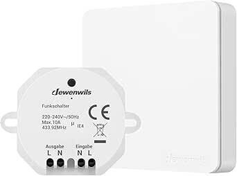 Bezvadu slēdzis ar uztvērēju