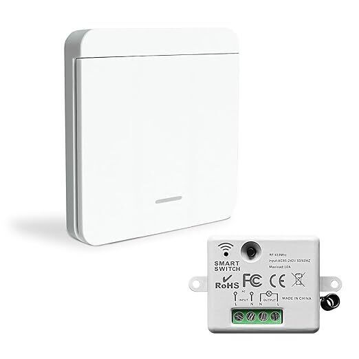 Bezvadu gaismas slēdzis 