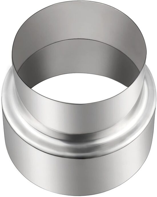 Nerūsējošā tērauda caurules pāreja 120 mm uz 100 mm