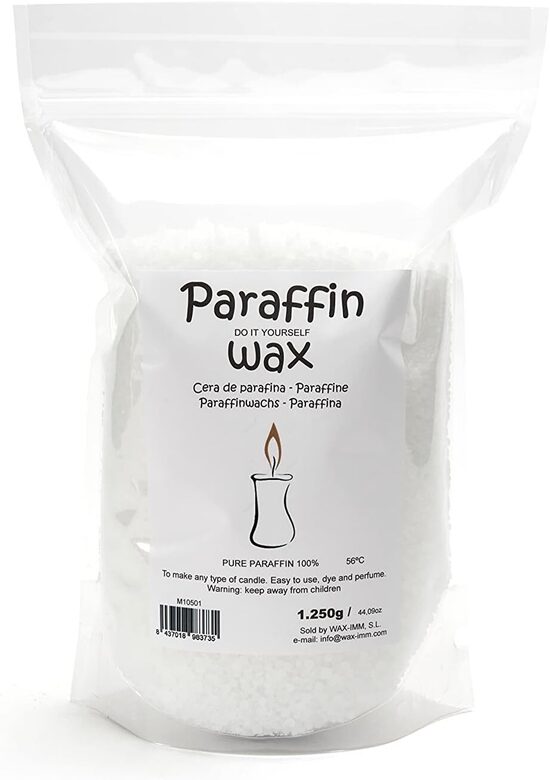 Parafīna vaska granulas svecēm, 1250 g