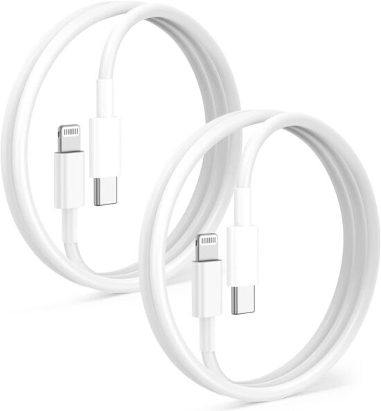 2 gab USB C uz Lightning kabelis (1 m) Apple iPhone 14 13 12 11