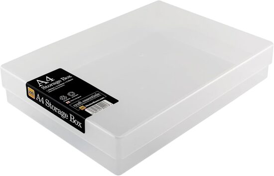 A4 plastmasas uzglabāšanas kaste