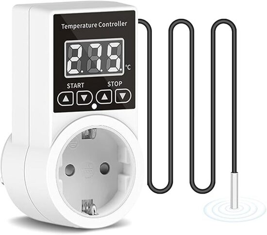 Termostata ligzdas digitālais temperatūras regulators