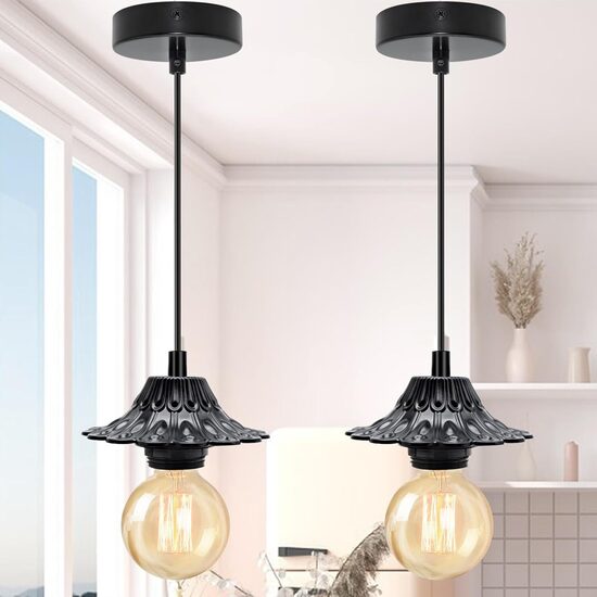 Retro stila piekaramie gaismas vadi, 2 gab.