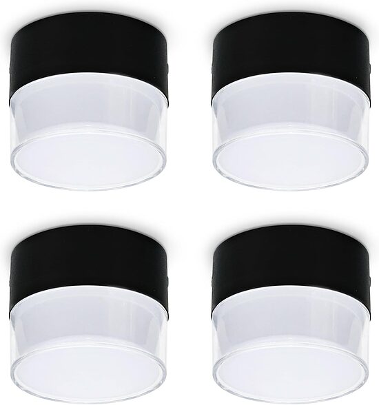 4 gab. 12 W LED iekštelpu griestu lampas