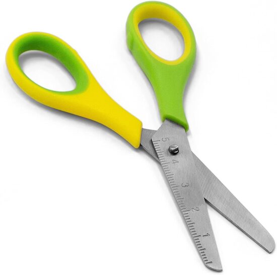 Bērnu šķēres kreisročiem, 12 cm