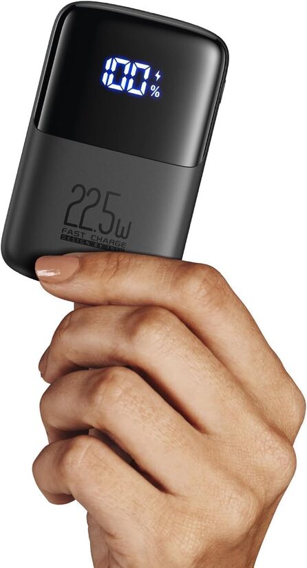 22,5 W ātras uzlādes 10000 mAh akumulatora bloks