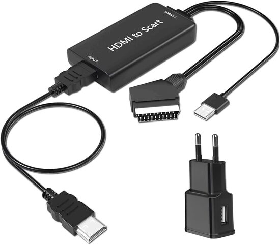 HDMI uz SCART adapteris ar kabeli 