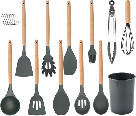 Silikona virtuves piederumu komplekts 