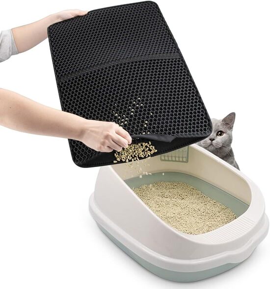 Kaķu pakaišu savākšanas paklājiņš 60x40 cm