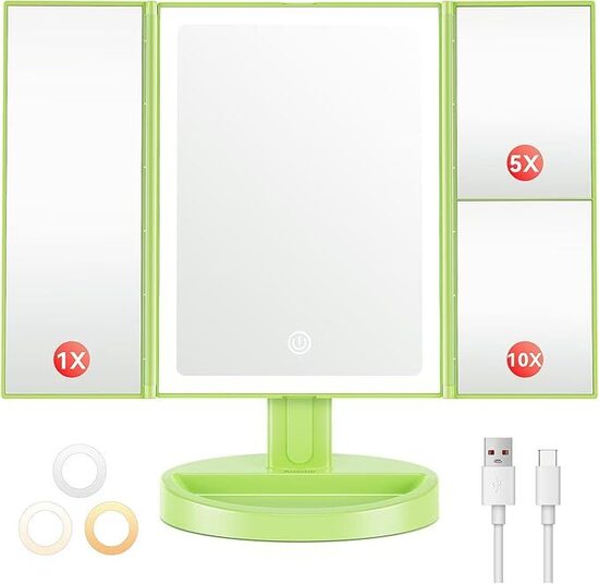 Kosmētikas spogulis ar 68 LED gaismām