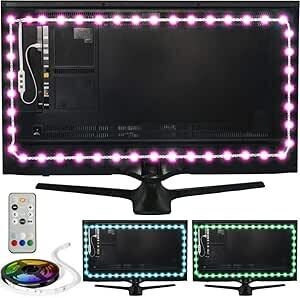 LED lente fona apgaismojums televizoram RGB 4m