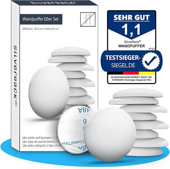 Silikona durvju atdures 10gab