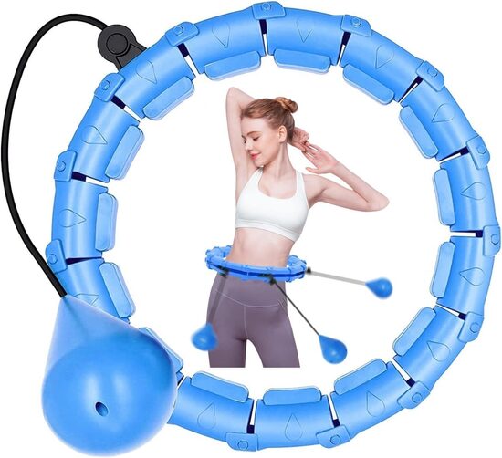 Treniņu riņķis Hula Hoop ar papildu svaru