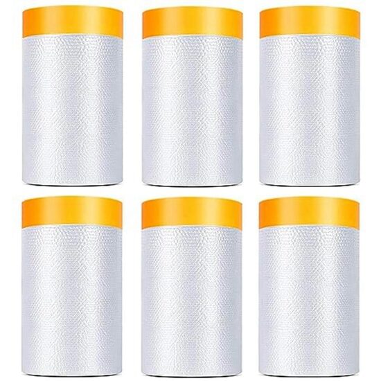 Krāsotāja aizsargplēve, 1 gab, ar līmlenti, 55cm 