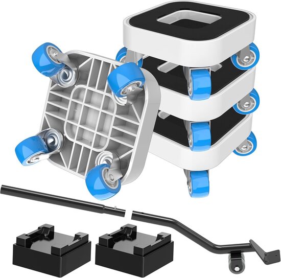 Mēbeļu transportēšanas riteņu komplekts