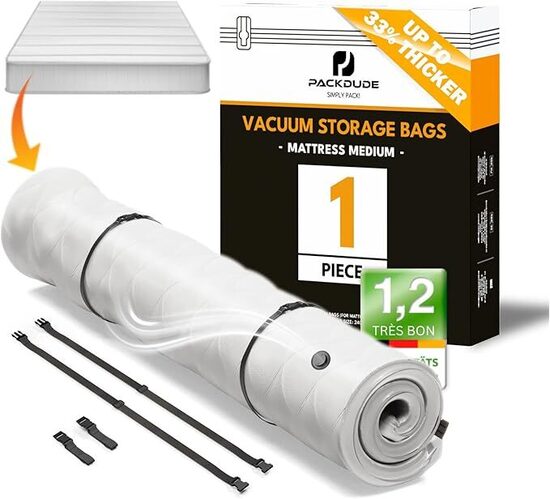 Vakuuma maiss matracim līdz 200 x 160 cm (maisa izmērs: 240 x 200 cm) 