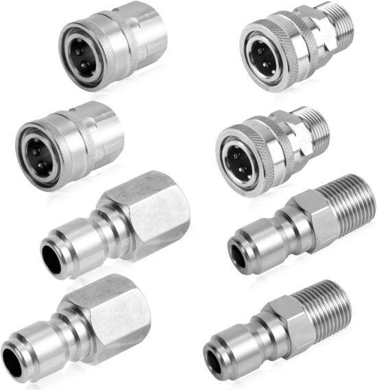 8 gab. spiediena mazgātāja adapteru komplekts