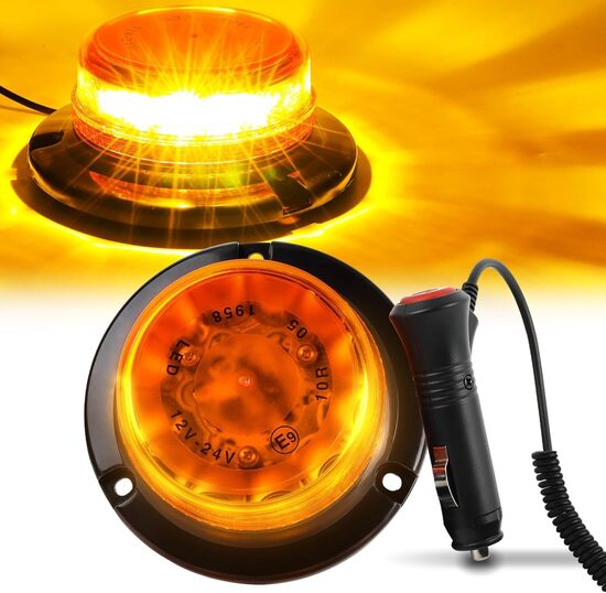 Rotējoša automašīnas brīdinājuma gaisma