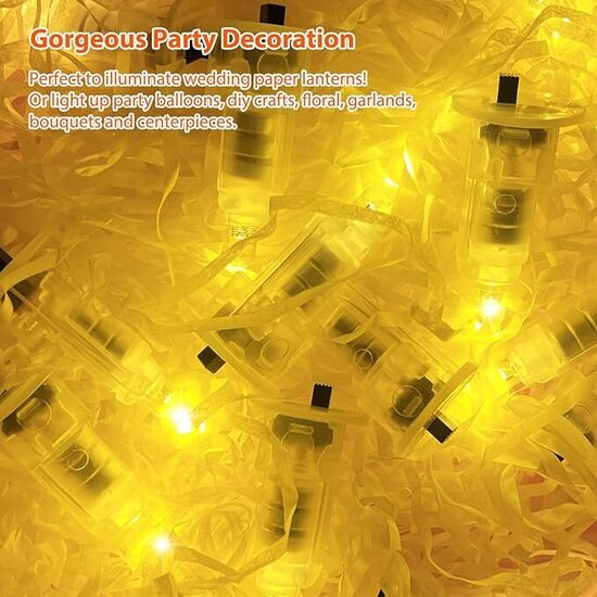 30 x LED balonu gaismas