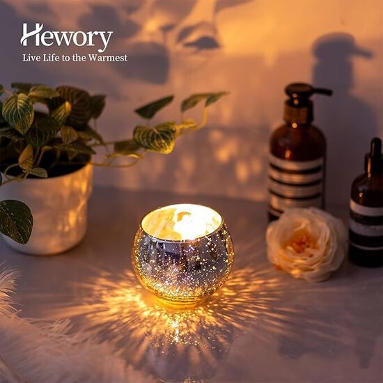 Sudraba stikla svečturis