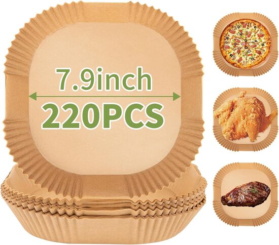 Cepampapīrs karstā gaisa fritierim, 220 gab, 20 x 20cm