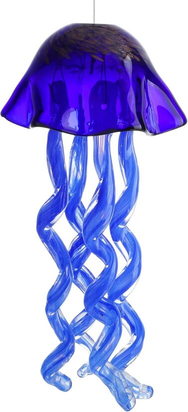 Stikla medūzas vēja zvani