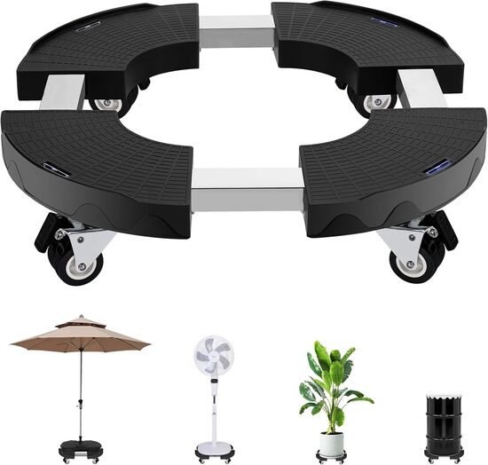 Regulējams augu statīvs ar riteņiem, līdz 200 kg