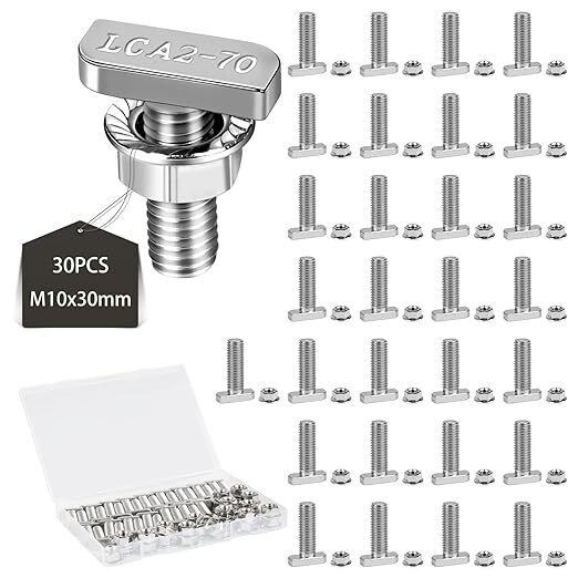 30 gab. āmura galvas montāžas skrūves M10x30T