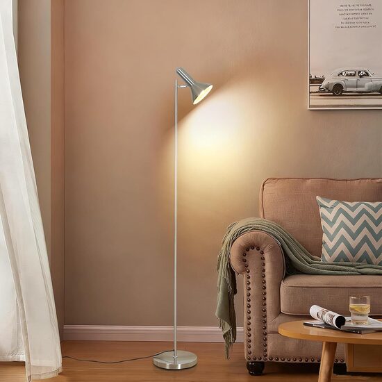 Metāla stāvlampa E27, 161 cm