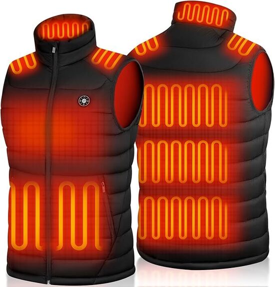 Apsildāma veste ar 16000mAh akumulatoru, XXL izm