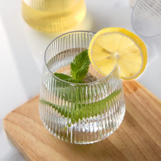 4 tritan plastmasas glāžu komplekts, 355 ml