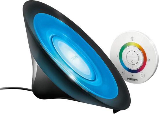 Philips LivingColors Aura Black daudzkrāsu dekoratīvā lampa