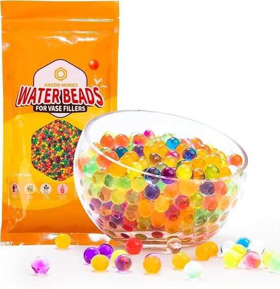 Krāsainās ūdens bumbas dekorēšanai